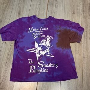 Vintage Smashing Pumpkins Mellon Collie Infinite Sadness Tie Dye Rock T-Shirt